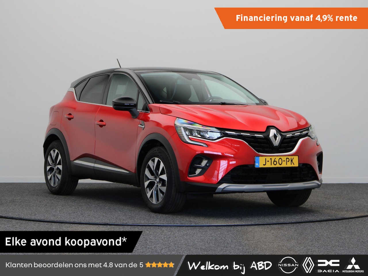 Renault Captur - 1.0 TCe 100 Intens | LED | Keyless | Clima | Achteruitrijcamera | Trekhaak | 1200kg trekge - AutoWereld.nl