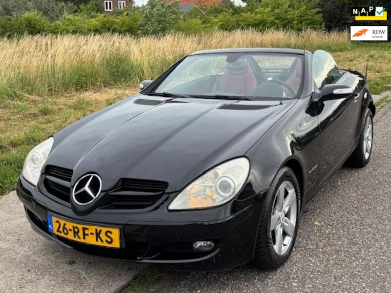 Mercedes-Benz SLK-klasse - 200 Kompressor Airco Electric pakket Audio/CD Leder ESP LMV 16" Cruisecontrol Dealeronderh - AutoWereld.nl