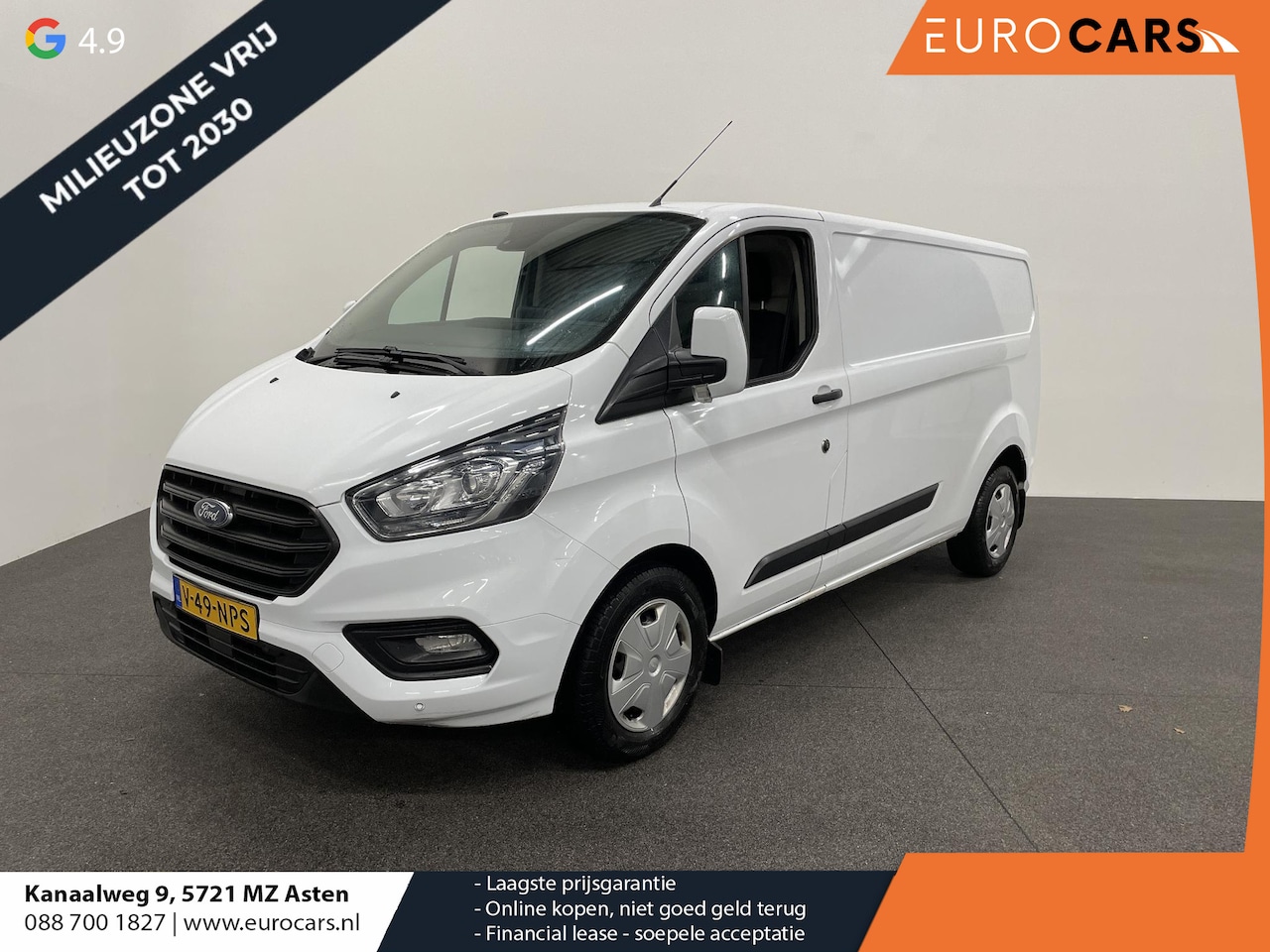Ford Transit Custom - 300 2.0 TDCI L2H1 Trend Airco Cruise Control Navigatie PDC V & A Stoelverwaming Trekhaak - AutoWereld.nl
