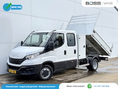Iveco Daily - 35C14 2.3 Kipper Dubbele Cabine Dubbellucht 6 Stoelen Airco Cruise Control Trekhaak Luchtg
