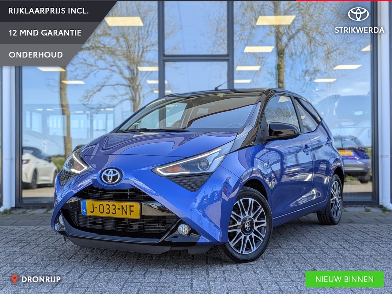 Toyota Aygo - 1.0 VVT-i x-clusiv | Climate control | Half-leer | Led | Camera | Bluetooth | DAB - AutoWereld.nl