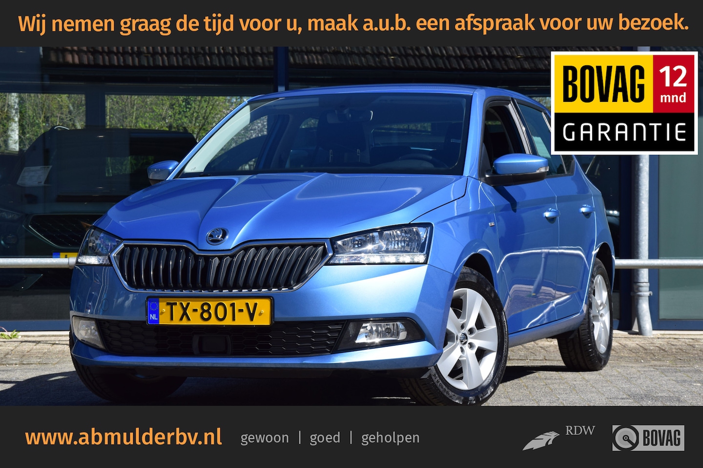 Skoda Fabia - 1.0 Clever | Org. NL | BOVAG Garantie | Navigatie | Cruise&Climate Control | Parkeersensor - AutoWereld.nl