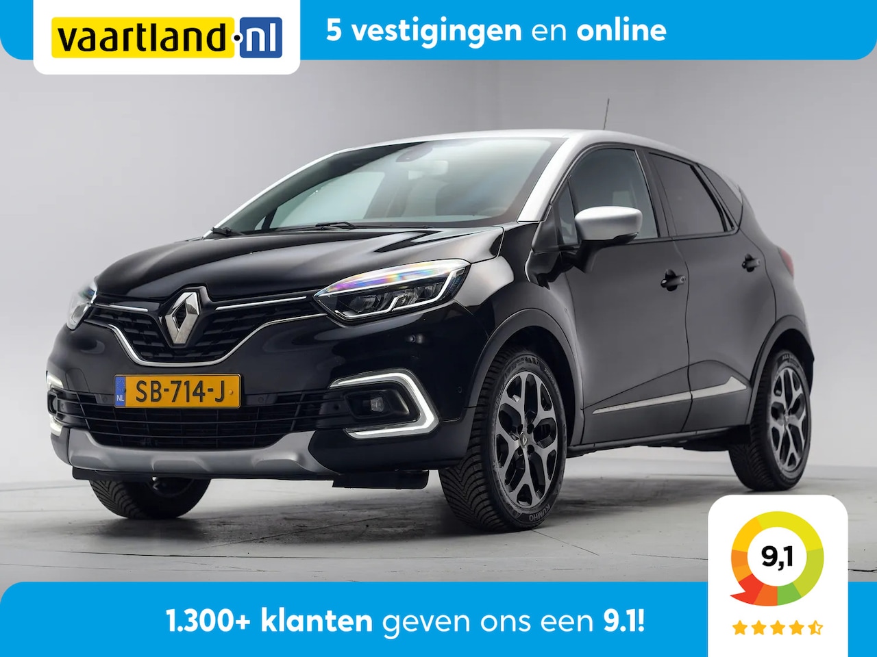 Renault Captur - 1.5 dCi Intens Aut. [ LED Navi Clima Cruise Apple CarPlay / Android ] - AutoWereld.nl