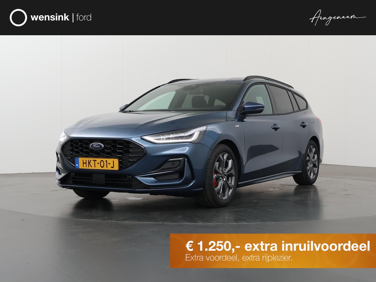 Ford Focus Wagon - 1.0 EcoBoost Hybrid ST Line X | Winterpakket | Cruise Control Adaptief | Parkeercamera | N - AutoWereld.nl