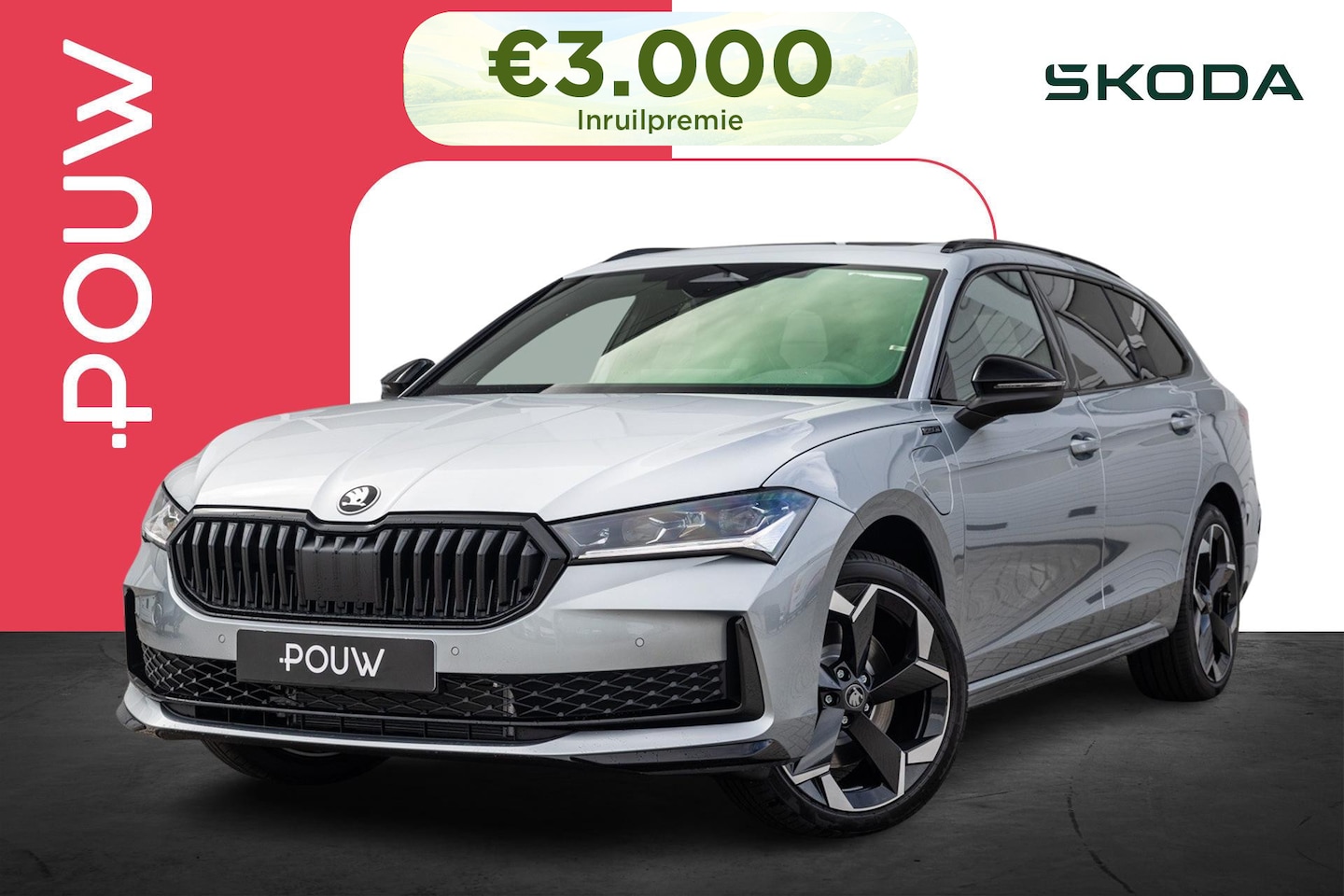 Skoda Superb Combi - 1.5 TSI 204pk DSG PHEV Sportline Business | Canton Audio | Dynamic Chassis Control - AutoWereld.nl