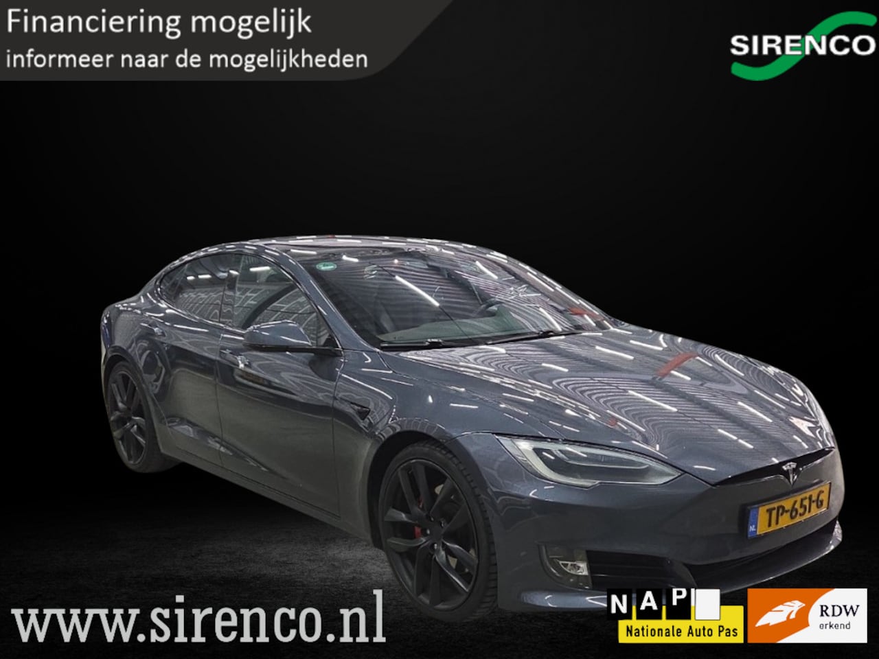 Tesla Model S - 75D dual motor | autopilot | fsd 3 | vol leder | panodak | de-chrome | stoelverwarming met - AutoWereld.nl