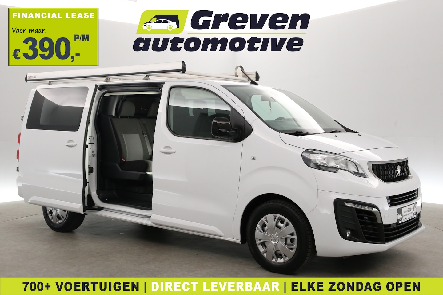 Peugeot Expert - 2.0 BlueHDI L3H1 | DC | 6 Zits | Airco | Cruise | Camera | Trekhaak | Carplay | Imperiaal - AutoWereld.nl