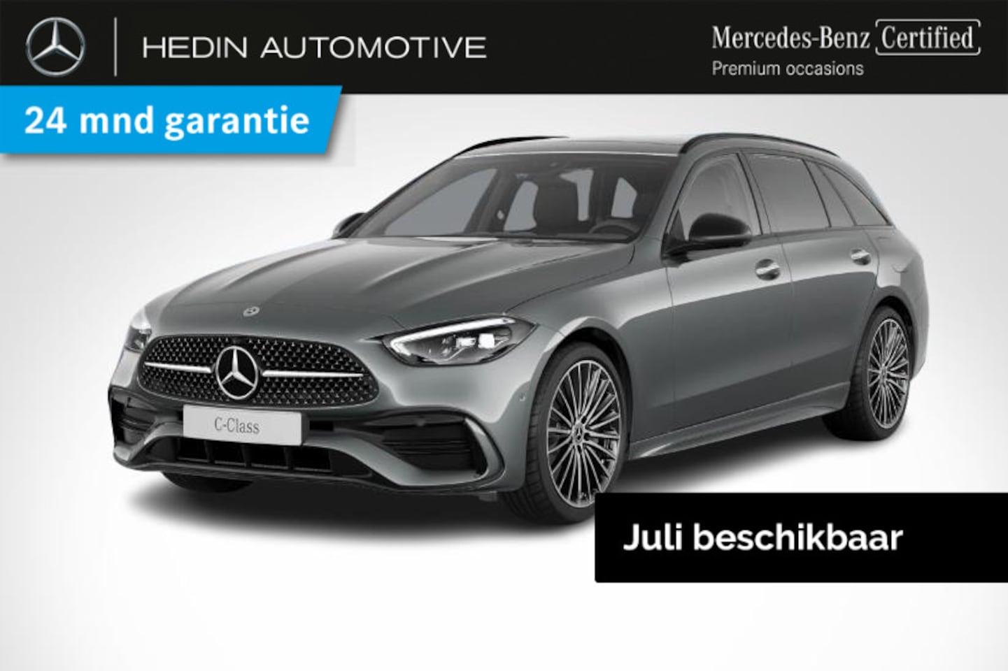 Mercedes-Benz C-klasse Estate - C 300e Automaat Business Solution AMG | Comfortpakket Plus | Winterpakket | Nightpakket | - AutoWereld.nl
