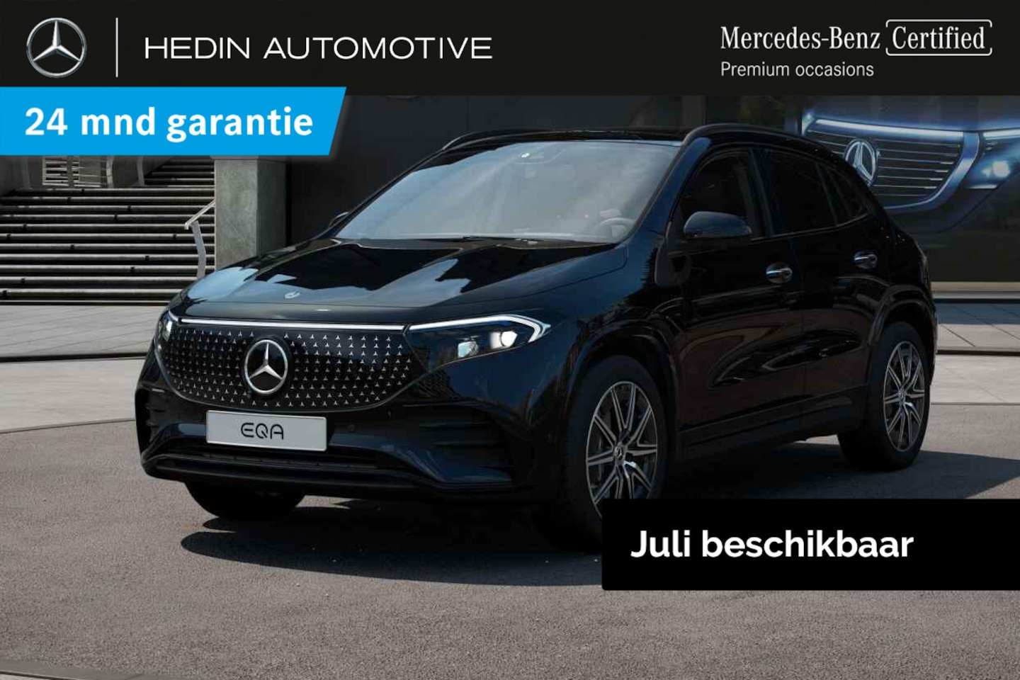Mercedes-Benz EQA - EQA 250+ Business Solution AMG | Winterpakket | Nightpakket | Trekhaak - AutoWereld.nl