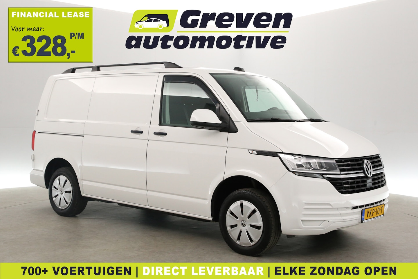 Volkswagen Transporter - 2.0 TDI 150PK L1H1 | Airco | Cruise | Carplay | 3 Zits | Parkeersens. | Trekhaak - AutoWereld.nl
