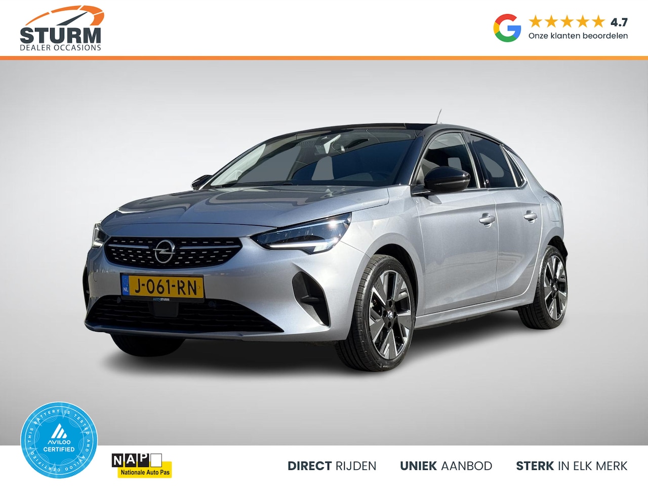 Opel Corsa-e - Elegance 50 kWh Winter + Premium Pack, SoH 92,3% - AutoWereld.nl