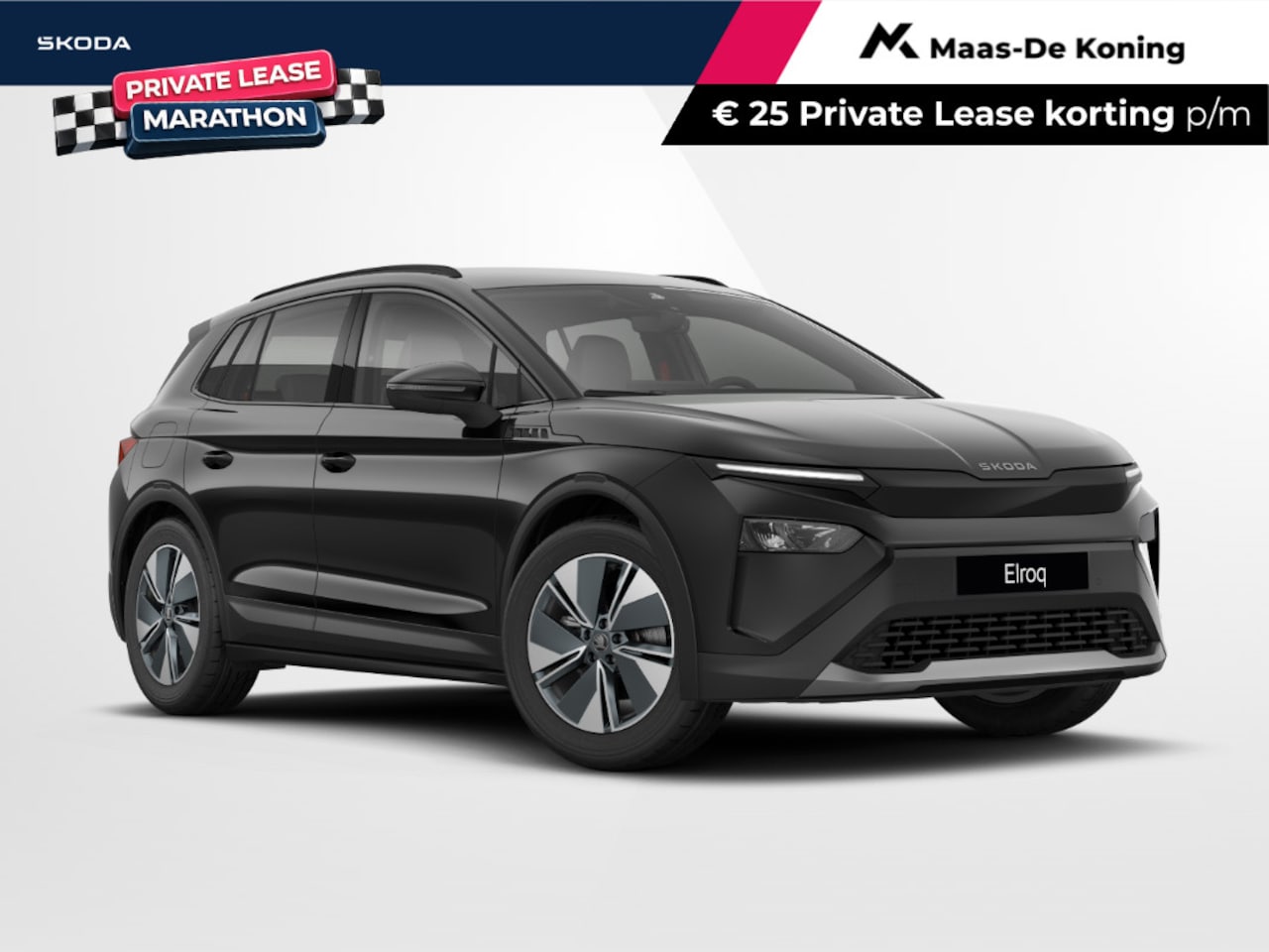 Skoda Elroq - Business Edition Elektromotor 150 kW / 204 PK SUV Black Magic | 3000,- inruilbonus - AutoWereld.nl