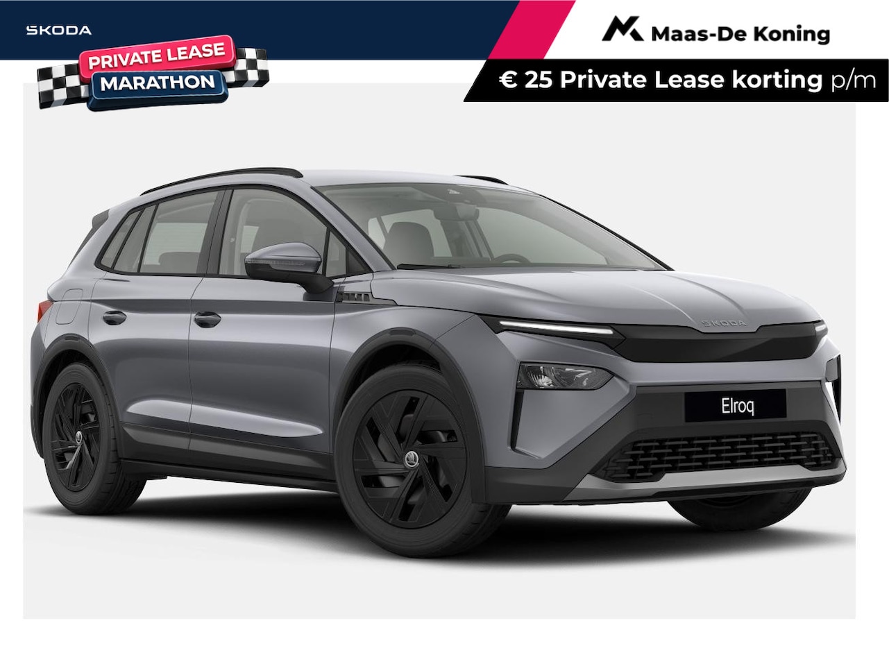 Skoda Elroq - Limited 50 Elektromotor 125 kW / 170 PK SUV Elektr isch | Graphite Grey | Wegklapbare trek - AutoWereld.nl