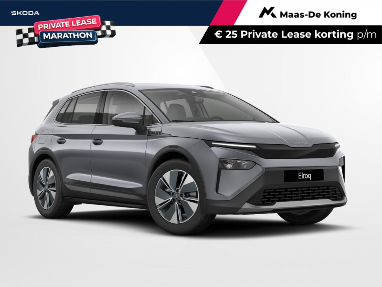 Skoda Elroq - Business Edition Elektromotor 210 kW / 286 PK SUV Graphite Grey | Trekhaak wegklapbaar | 3 - AutoWereld.nl