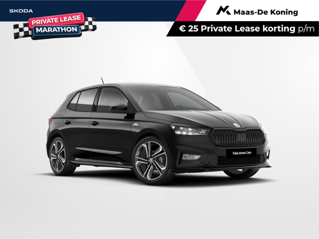 Skoda Fabia - Monte Carlo 1.0 TSI 115 PK DSG | 18 inch Libra | Licht en Zicht Plus | Travel Assist | Ver - AutoWereld.nl