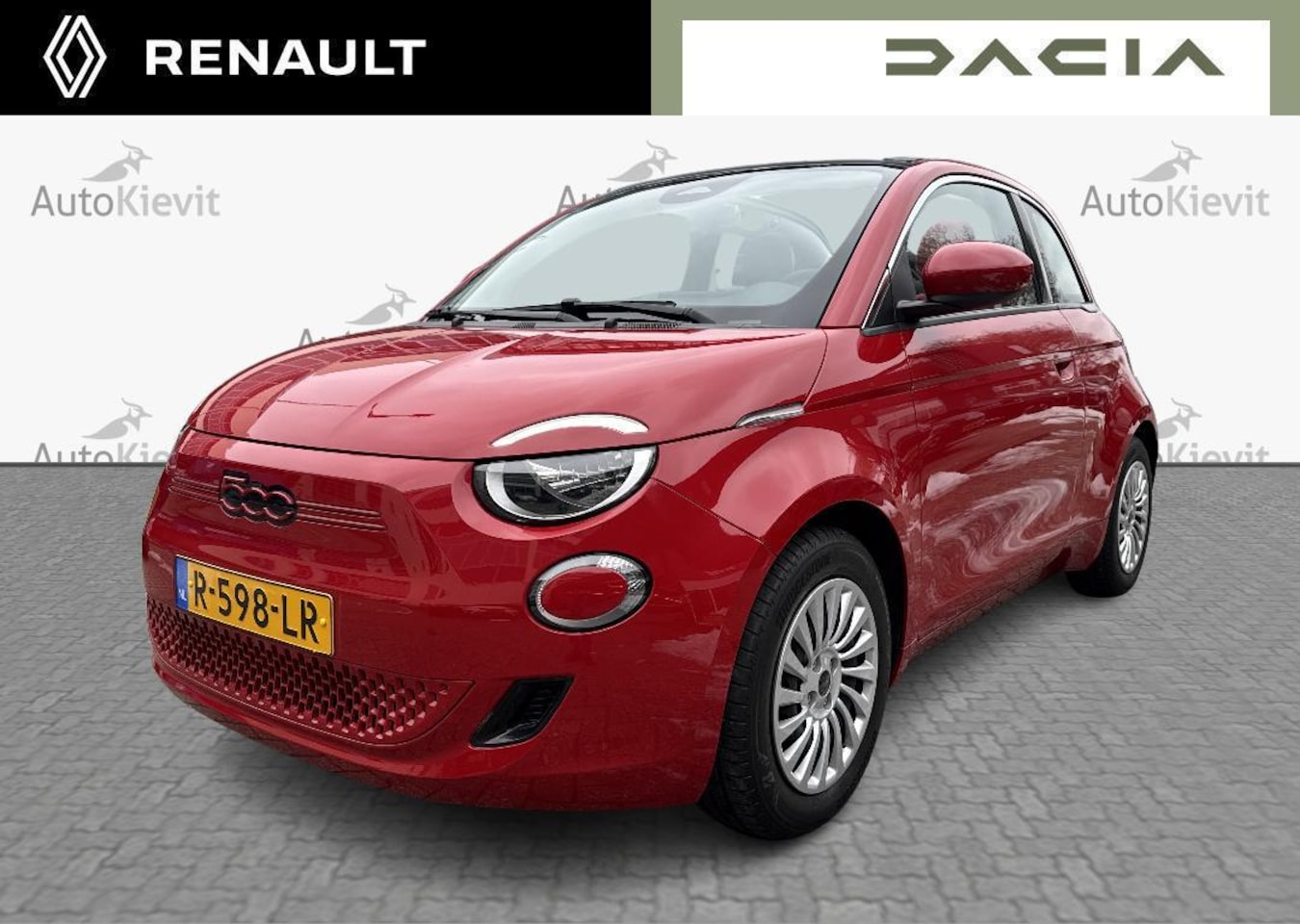 Fiat 500e - CABRIO RED 24 kWh - Vouwdak - AutoWereld.nl