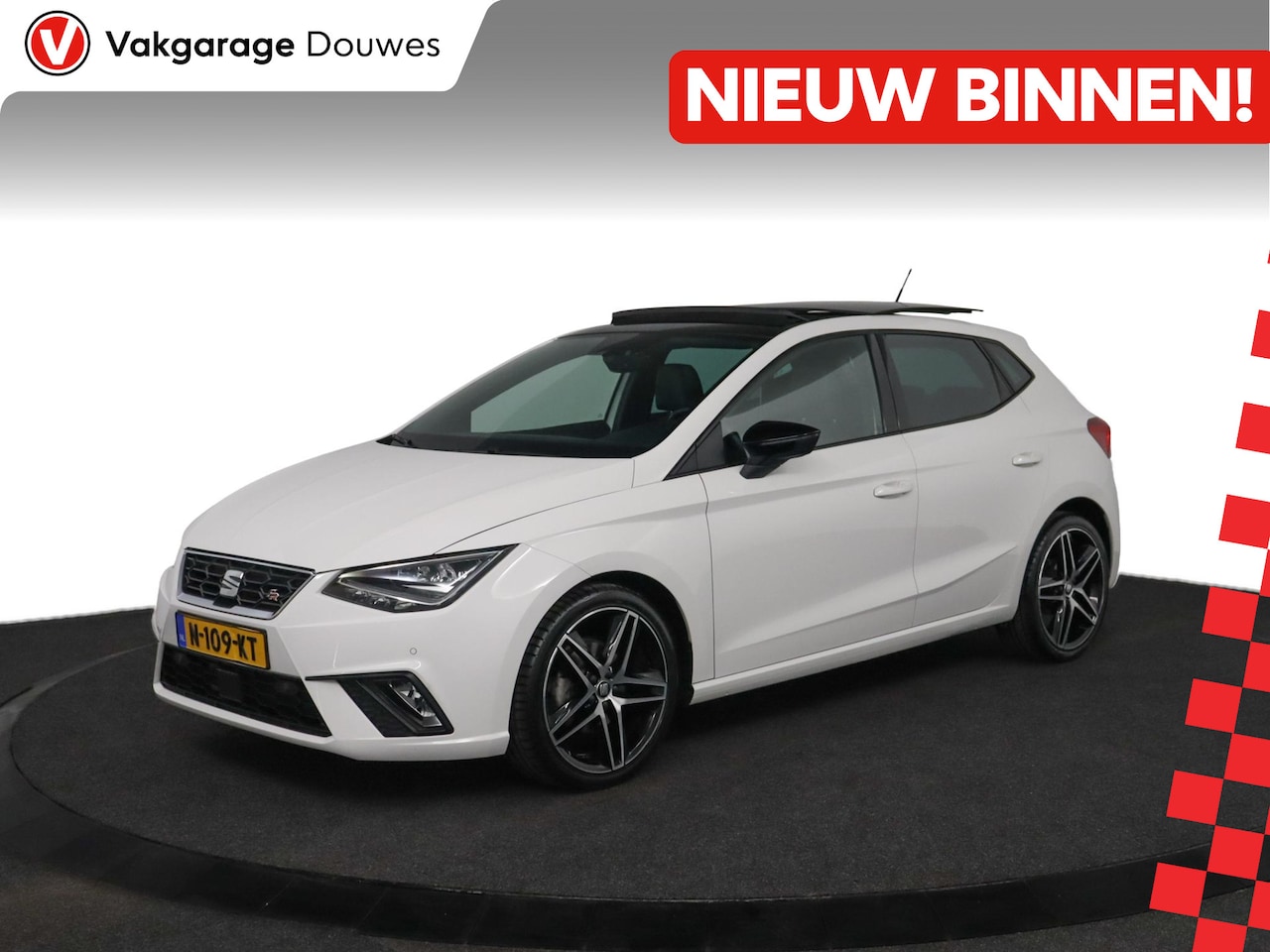 SEAT Ibiza - 1.0 TSI FR Business Intense | Pano | Virtual Cockpit | Stoelverwarming | Carplay | Navi | - AutoWereld.nl