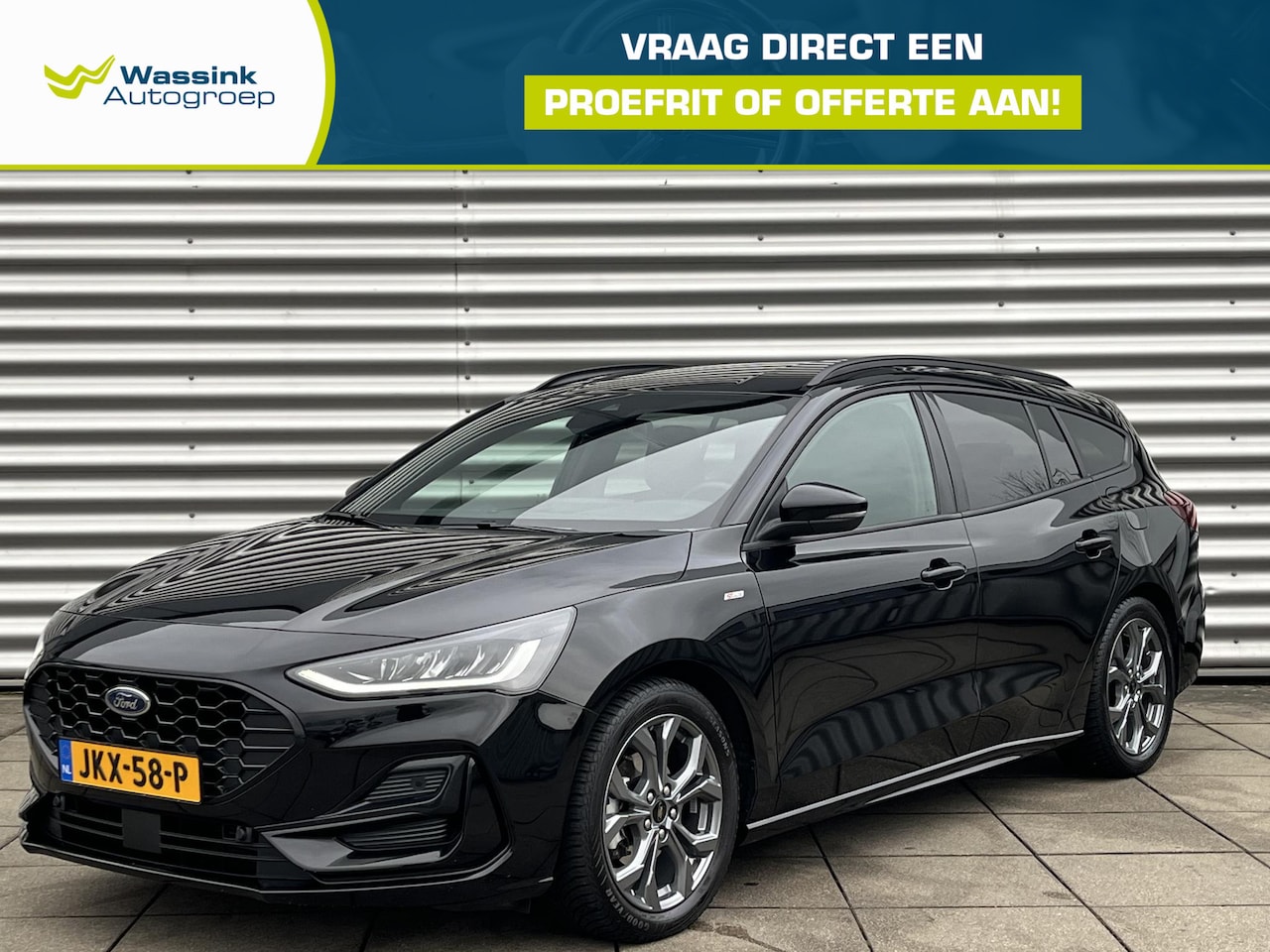 Ford Focus Wagon - 1.0 EcoBoost Hybrid ST Line Navigatie | Camera | Pack Winter - AutoWereld.nl