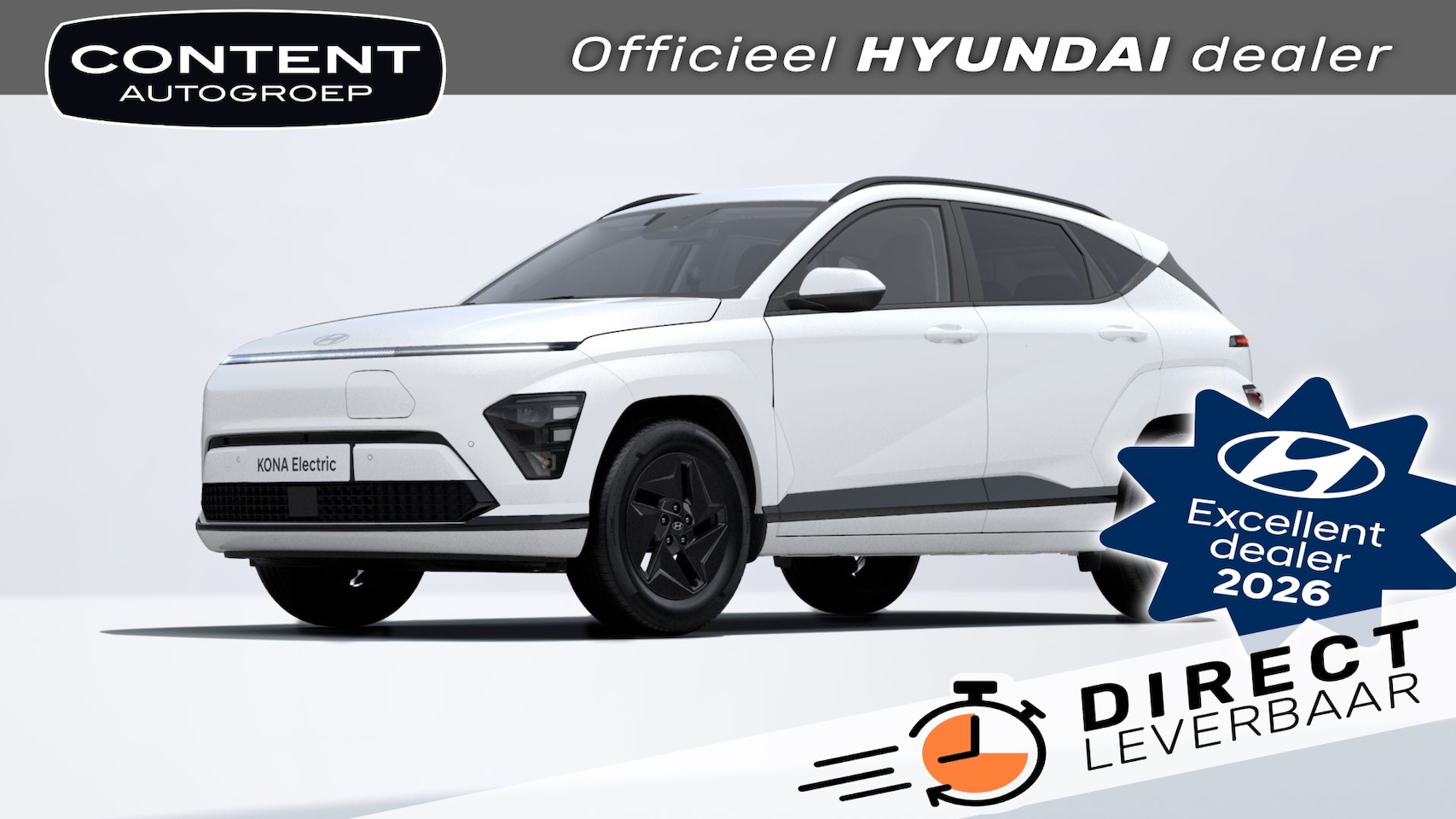 Hyundai Kona - 48,6 kWh 135pk Pure Edition // Direct Leverbaar - AutoWereld.nl