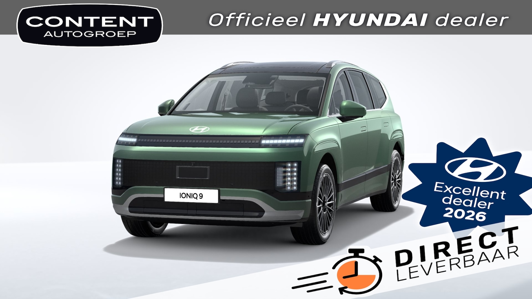 Hyundai IONIQ 9 - Lounge 110 kWh AWD 6-zits I Direct Leverbaar - AutoWereld.nl