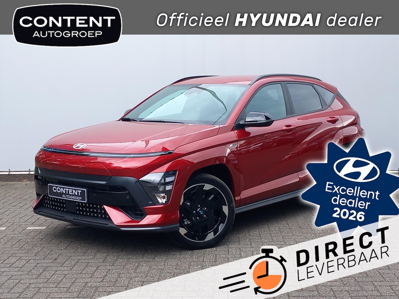 Hyundai Kona - 65,4 kWh 217pk N Line Business // Direct Leverbaar - AutoWereld.nl