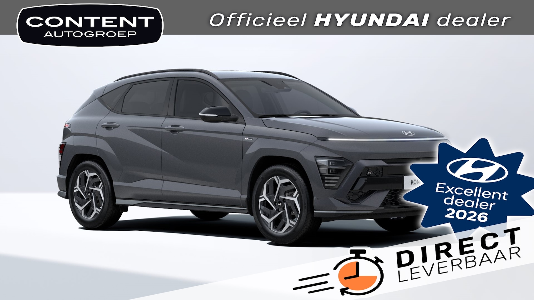 Hyundai Kona - 1.6 GDI HEV 138pk DCT N Line Sky I INRUILVOORDEEL!! - AutoWereld.nl