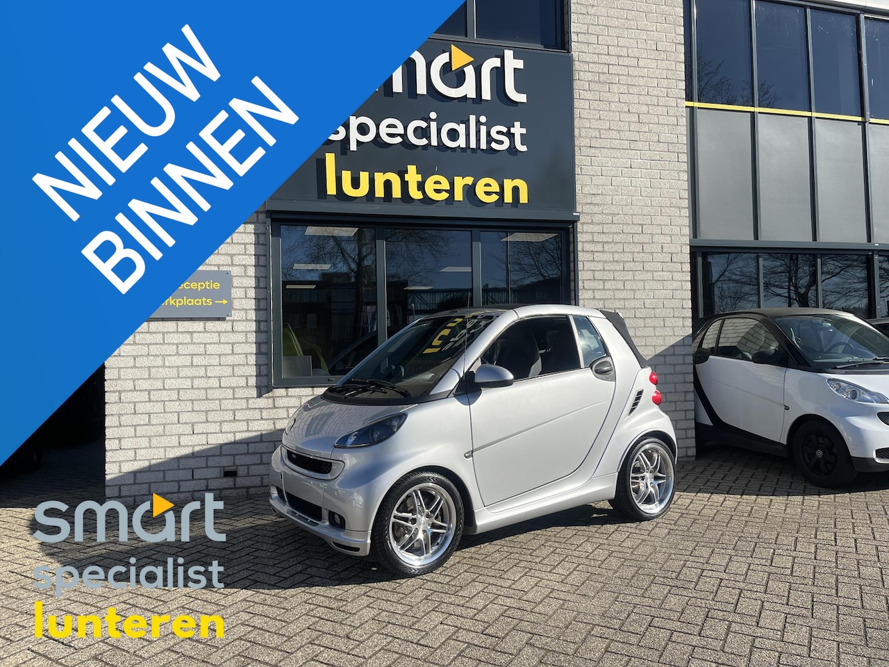 Smart Fortwo cabrio - BRABUS 1.0 turbo Lage km stand - AutoWereld.nl