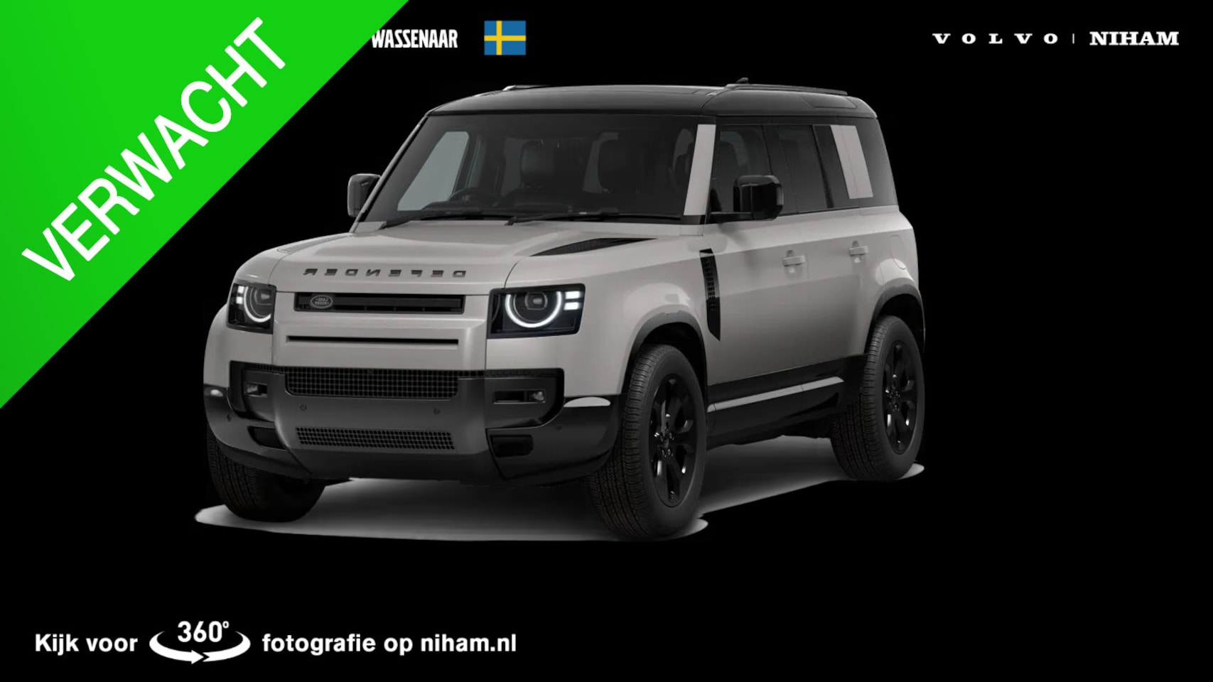 Land Rover Defender 110 - 2.0 P300e 110 X-Dynamic SE BORASCO-GREY|PANO DAK|TREKHAAK|20"LM VELGEN|COLD CLIMATE PACK|S - AutoWereld.nl
