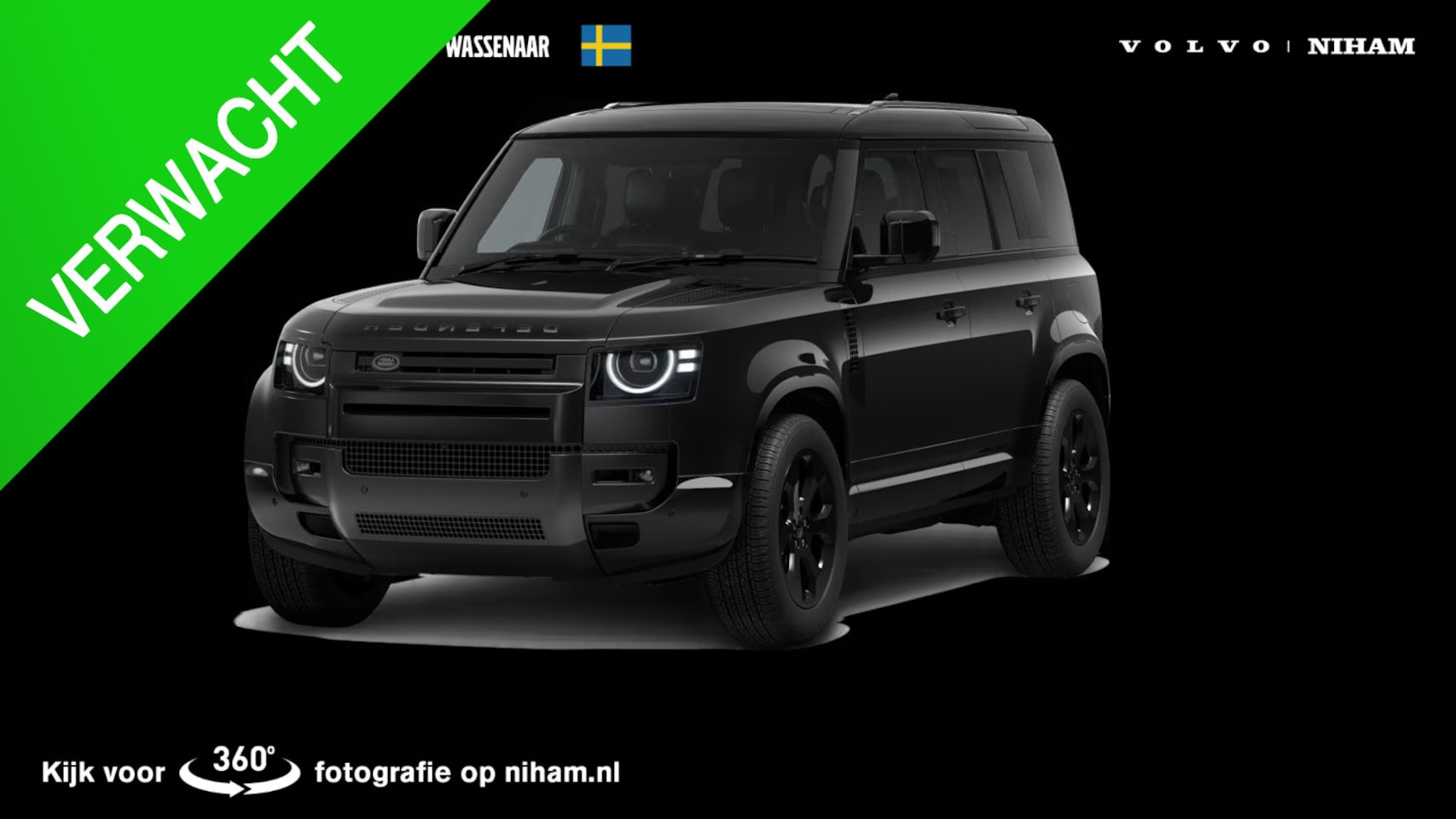 Land Rover Defender 110 - 2.0 P300e 110 X-Dynamic SE SANTORINI BLACK|PANO DAK|TREKHAAK|20"LM VELGEN|COLD CLIMATE PAC - AutoWereld.nl