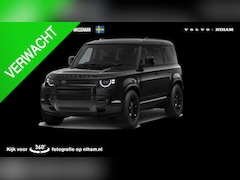 Land Rover Defender 110 - 2.0 P300e 110 X-Dynamic SE SANTORINI BLACK|PANO DAK|TREKHAAK|20"LM VELGEN|COLD CLIMATE PAC
