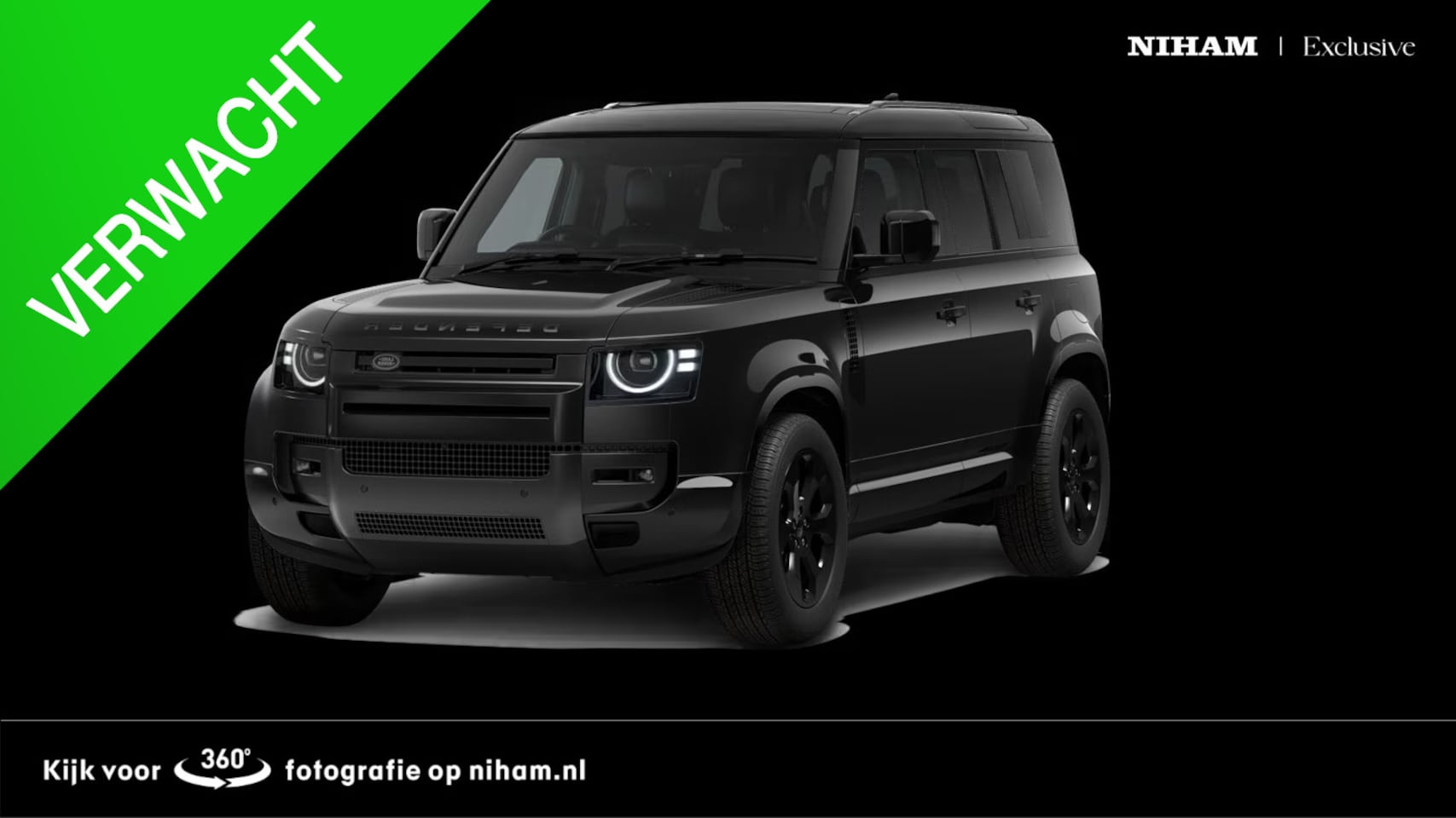 Land Rover Defender 110 - 2.0 P300e 110 X-Dynamic SE SANTORINI BLACK|PANO DAK|TREKHAAK|20"LM VELGEN|COLD CLIMATE PAC - AutoWereld.nl