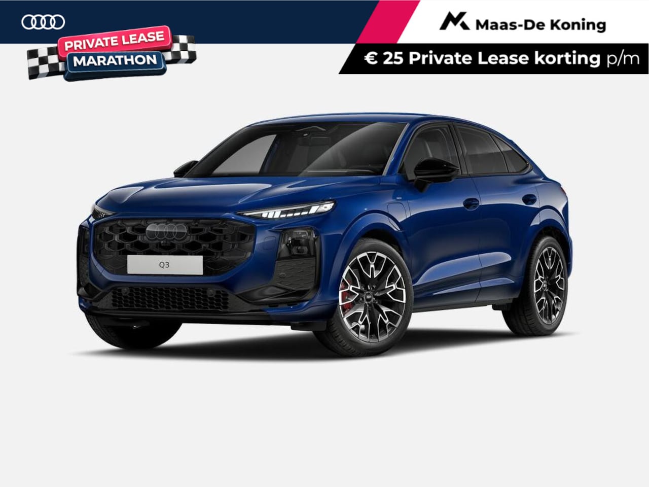 Audi Q3 Sportback - 1.5 TFSI e-hybrid S edition 272 PK · Matrix LED koplampen · OLED achterlichten · Tech pakk - AutoWereld.nl