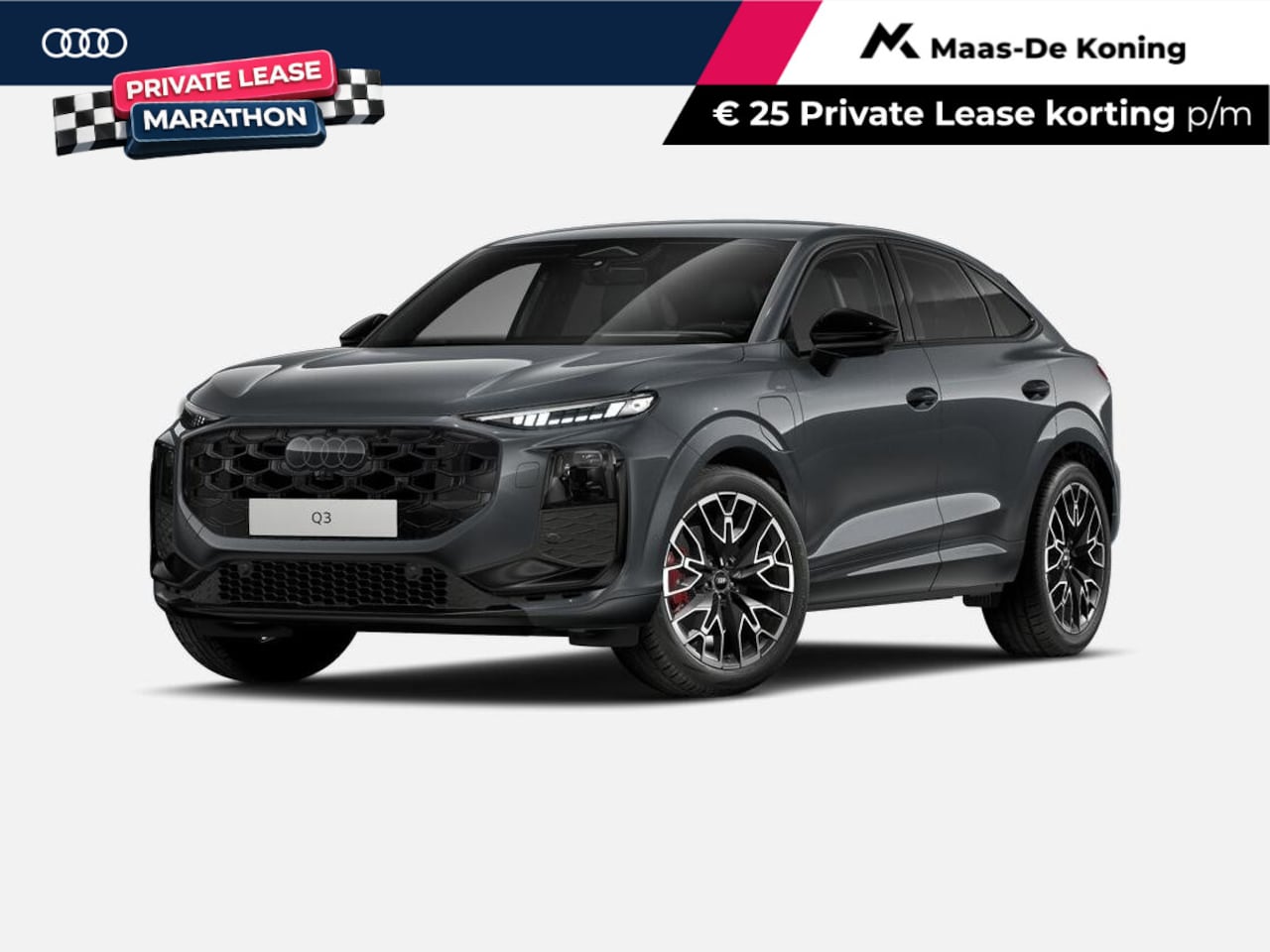 Audi Q3 Sportback - 1.5 TFSI e-hybrid S edition · Techniekpakket Pro · Navigatiepakket · Matrix LED koplampen - AutoWereld.nl