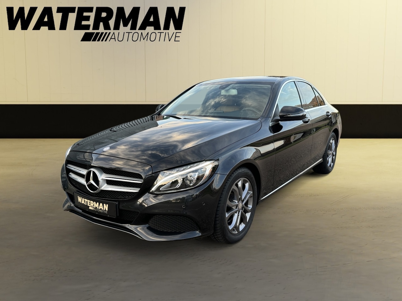 Mercedes-Benz C-klasse - 180 Premium AUTOMAAT/LEDER/STOELVERWARMING/CRUISE-CONTROL/NL-AUTO!! - AutoWereld.nl