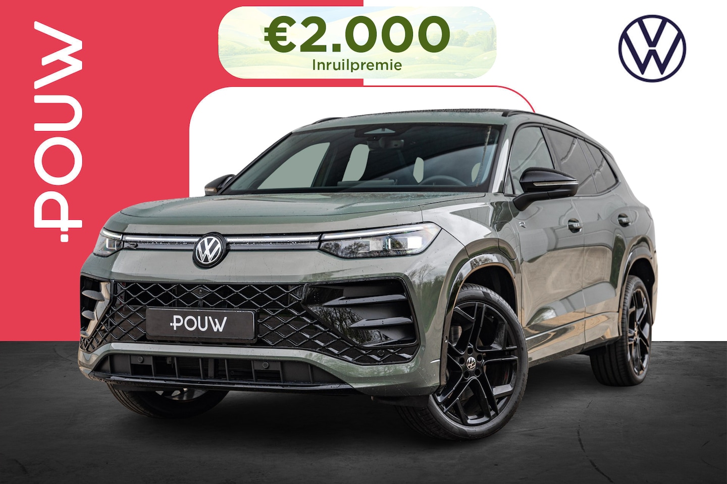 Volkswagen Tayron - 1.5 eHybrid 272pk DSG R-Line Edition | Massage | 360 Camera | Trekhaak Pakket - AutoWereld.nl