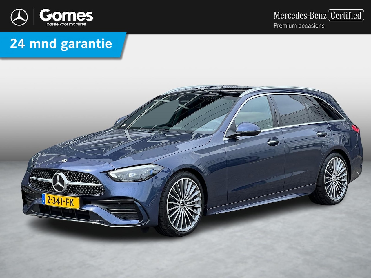 Mercedes-Benz C-klasse Estate - 180 AMG Line | Premium | Winter pakket | Panoramadak | Burmester® 3D | 360° Camera | Sfeer - AutoWereld.nl