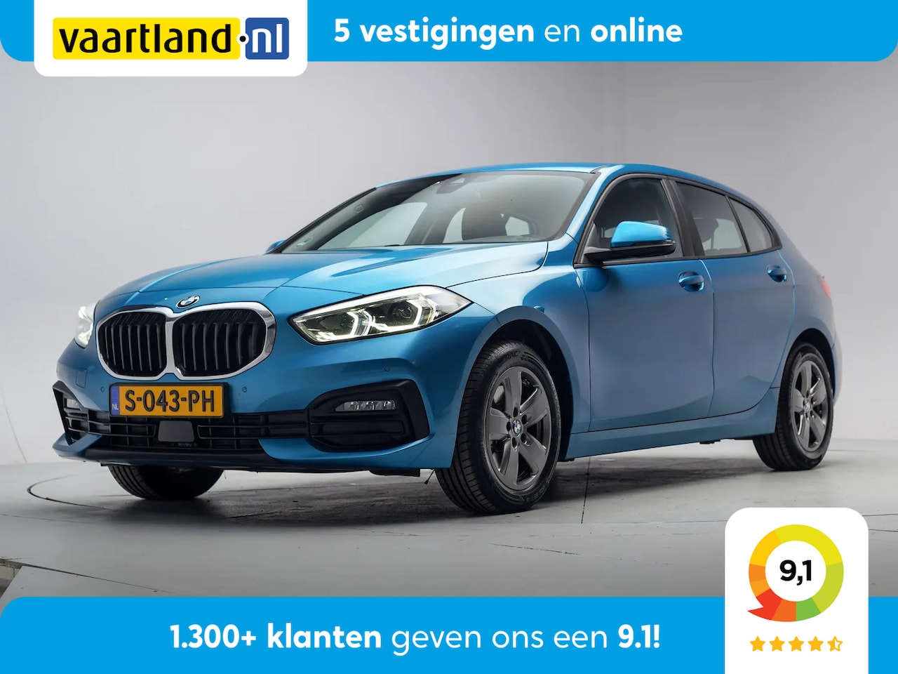 BMW 1-serie - 118i Executive Aut. [ LED Live-cockpit prof. Stoelverwarming Navi ] - AutoWereld.nl