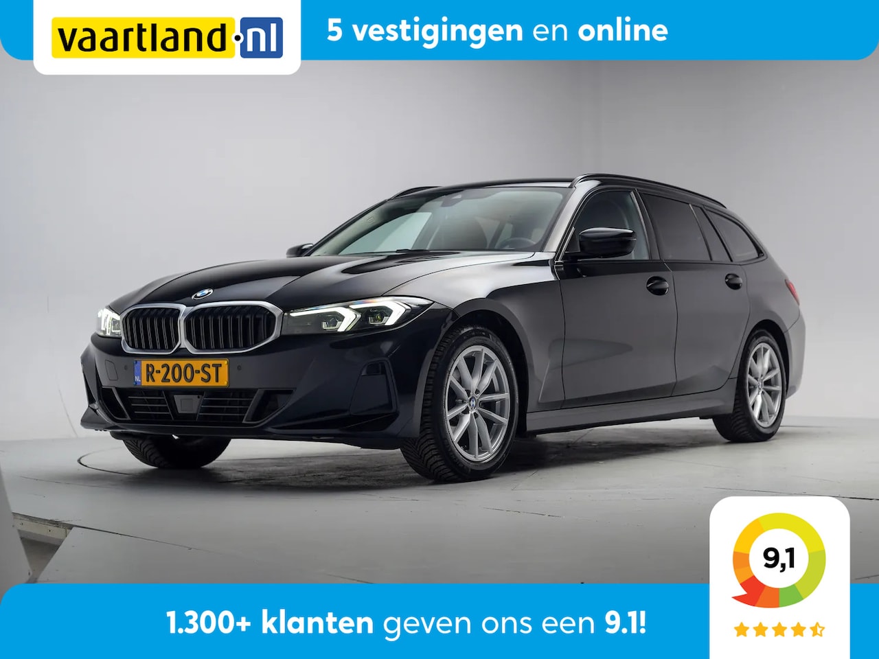 BMW 3-serie Touring - 318i Business Plus Sport Aut. [ ACC Leder Stoelverwarming Memory ] - AutoWereld.nl