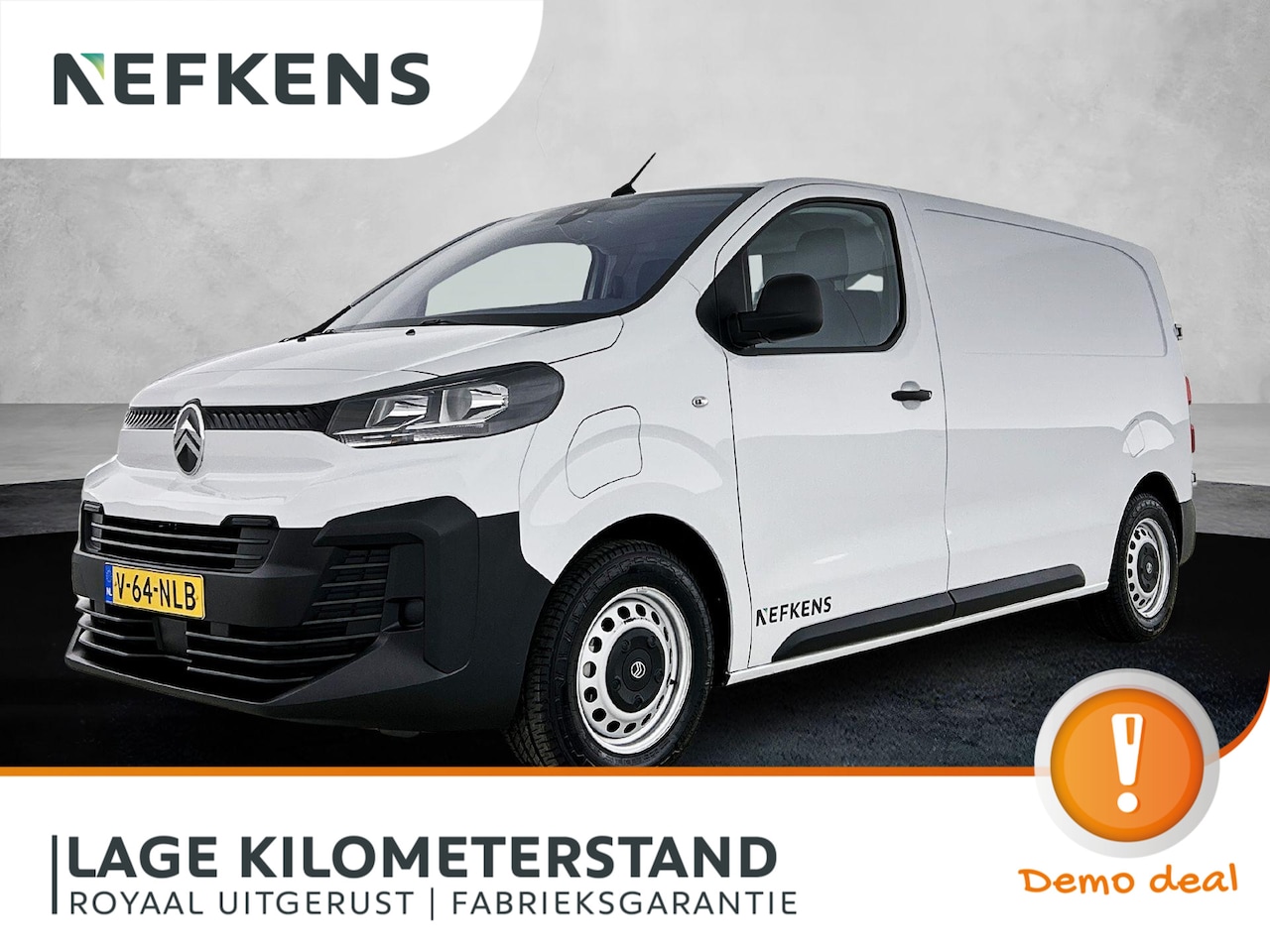 Citroën ë-Jumpy - EV L2 75 kWh 136pk | DEMO | 351km WLTP Actieradius | Lage kilometerstand! | 3 Zitplaatsen - AutoWereld.nl