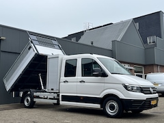 Volkswagen Crafter - 35 2.0 TDI L4 DC 140pk Airco Cruise controle Trekhaak 3000kg trekgewicht Kipper 6-Persoons