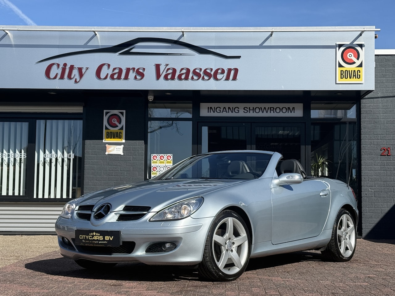 Mercedes-Benz SLK-klasse - 200 K. automaat org nl auto nap logisch airco cruise ctr leder lmv 18 inch 3e eigenaar - AutoWereld.nl