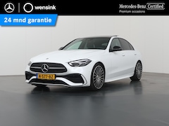 Mercedes-Benz C-klasse - 180 AMG Line | Night | Panoramadak | 19" Multispaaks AMG velgen | Stoelverwarming | Sfeerv