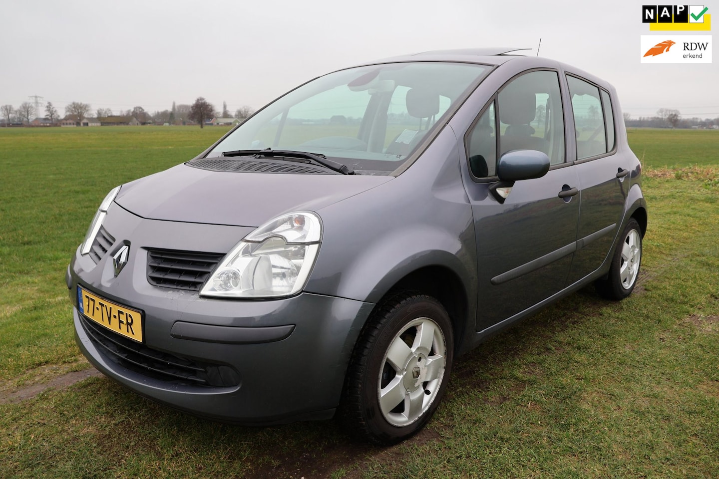 Renault Modus - 1.2-16V Air|Trekhaak|APK-Nieuw|Dakraam|NL-auto-NAP - AutoWereld.nl