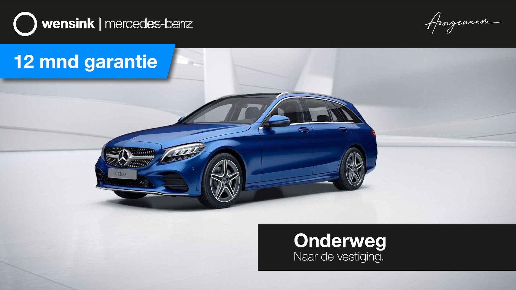 Mercedes-Benz C-klasse Estate - 200 Business Solution AMG | Panoramadak | Widescreen | Stoelverwarming | Navigatie | High - AutoWereld.nl