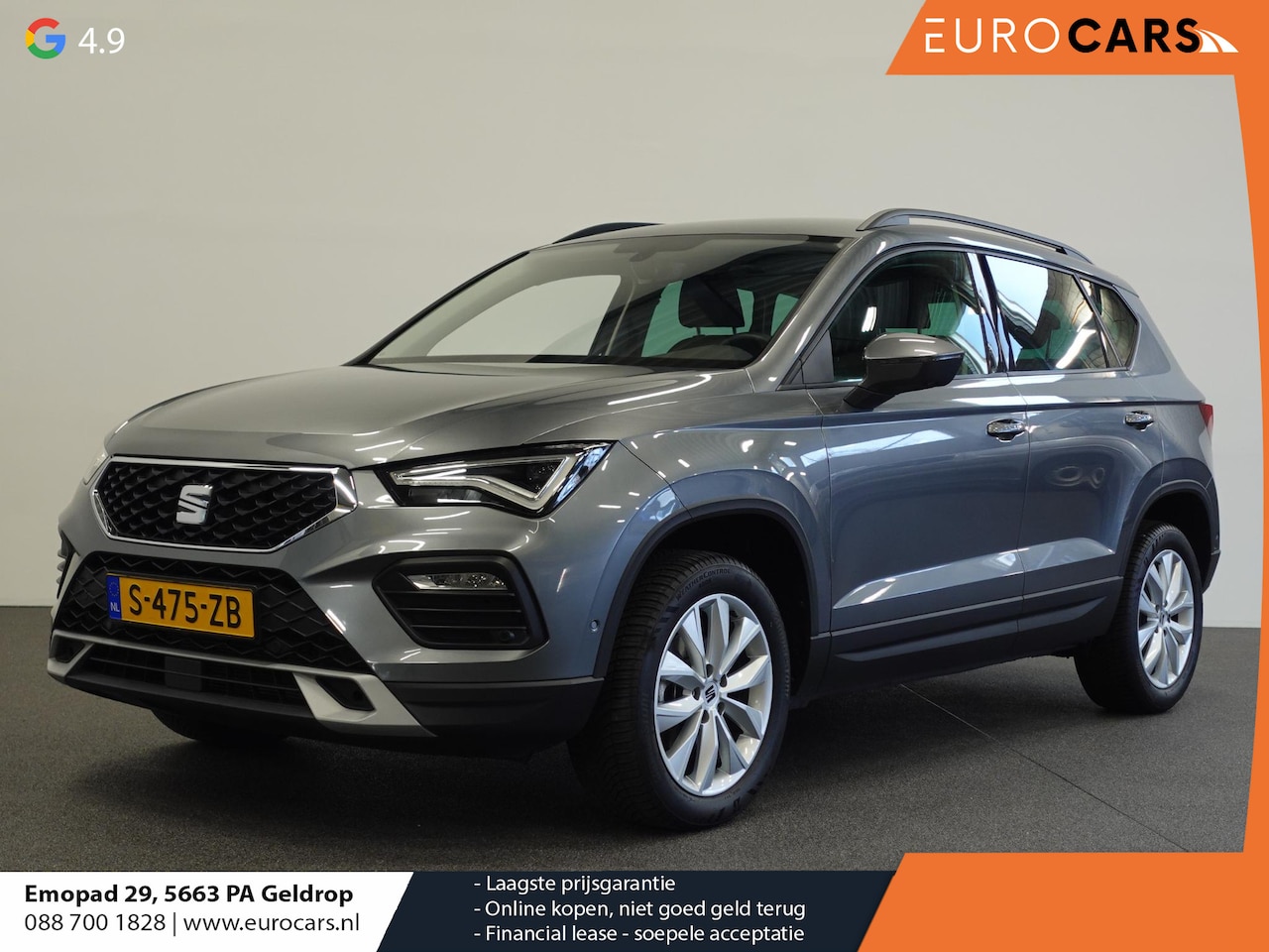 SEAT Ateca - 1.5 TSI Style Business Intense Airco Cruise Control Navigatie Virtual Cockpit Privacy Glas - AutoWereld.nl