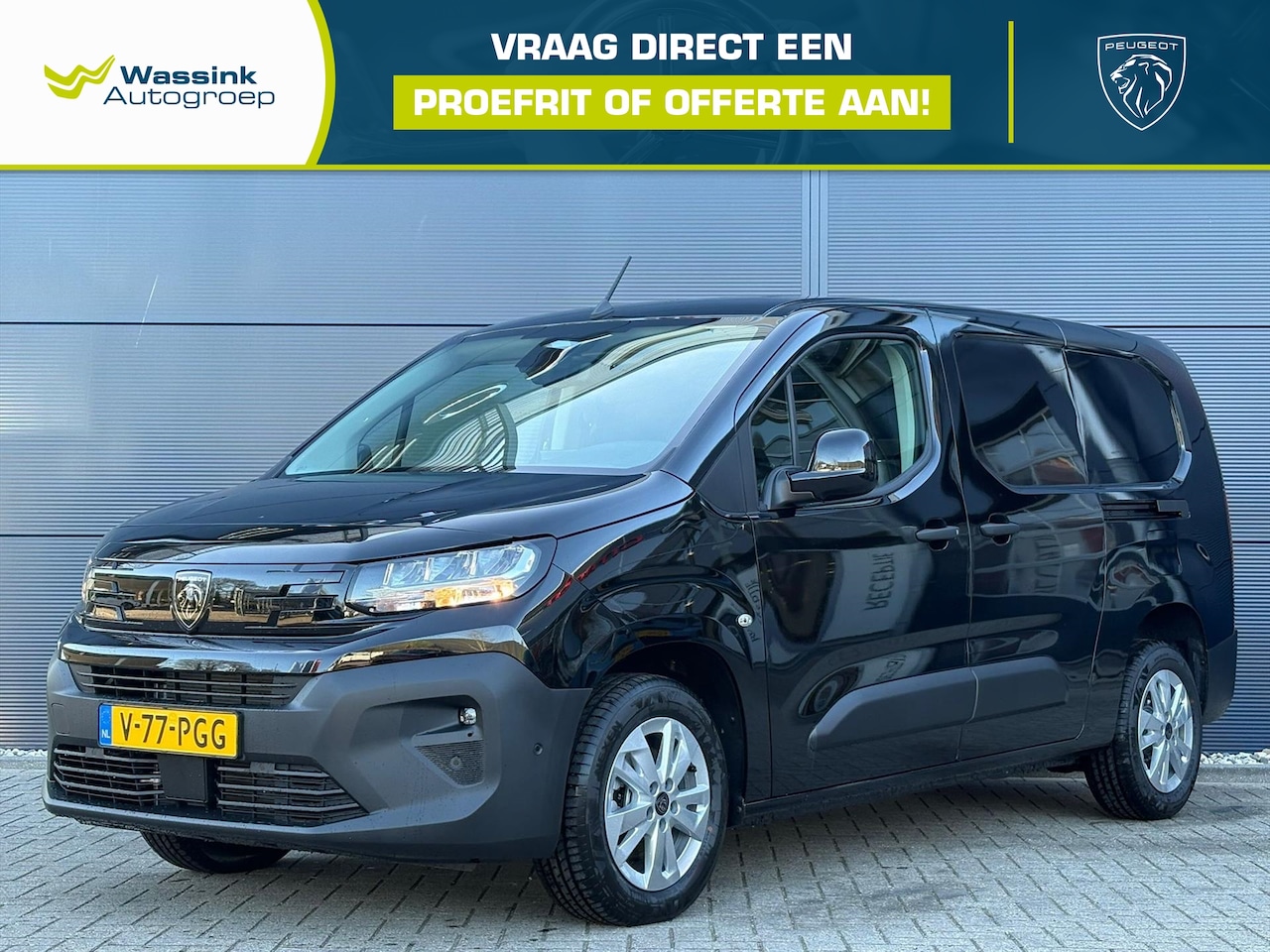 Peugeot Partner - 1.5 BlueHDi 130pk EAT8 L2 | Navigatie | 3-zits | Hout afwerking laadruimte | Draadloze tel - AutoWereld.nl