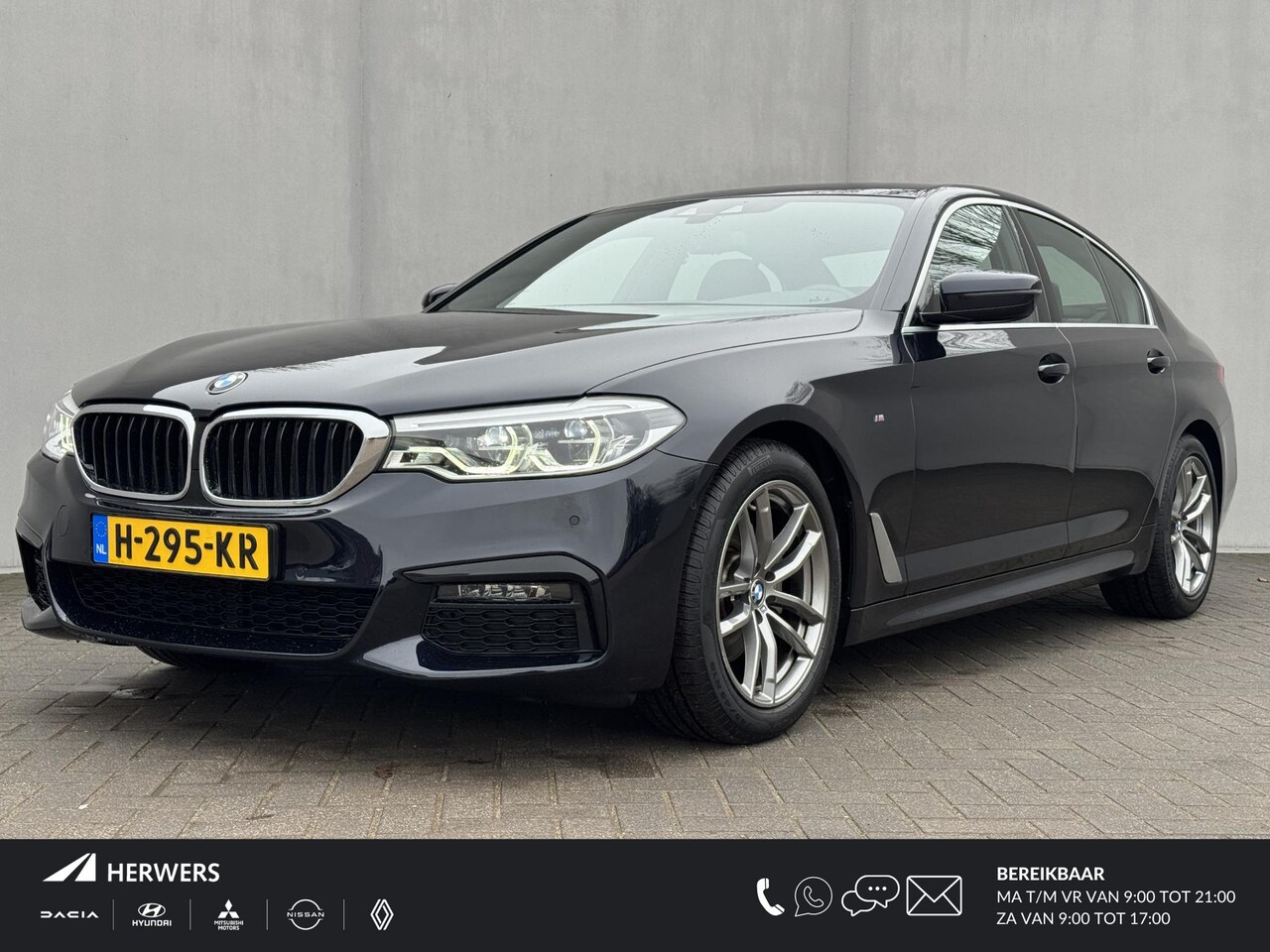 BMW 5-serie - 520i High Exec M - Sport / Elektrische stoelen met geheugenfunctie / Stoelverwarming / Led - AutoWereld.nl