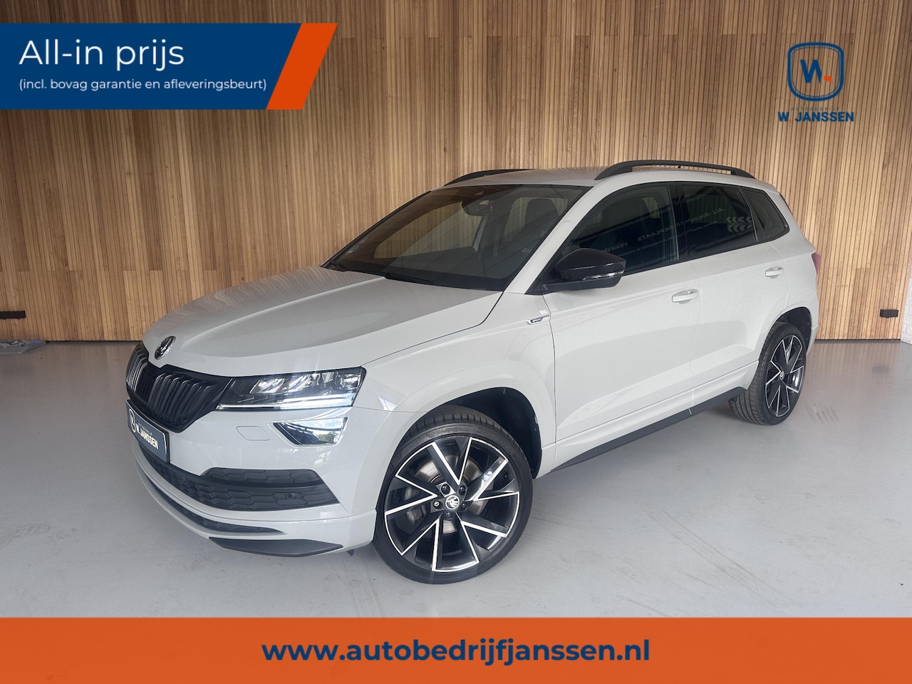 Skoda Karoq - 1.5 TSI ACT Sportline Business Trekhaak | Canton | Camera | Sfeerverlichting - AutoWereld.nl