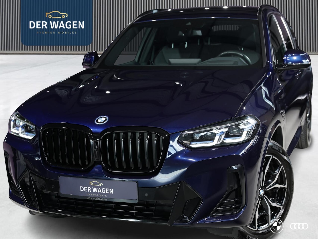 BMW X3 - xDr30e M SPORT TANZANITE / LASER / HEADUP / ACHTERBANKVW / TREKHAAK / HIFI / 19" - AutoWereld.nl