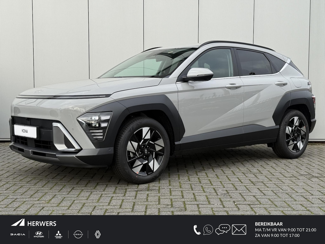 Hyundai Kona - 1.6 GDI HEV Premium / Demo Deal / MY 26 / Zwart Leder / Stoelverkoeling / Stoelverwarming - AutoWereld.nl